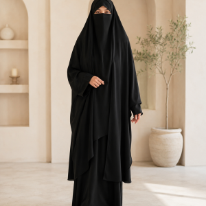 Classic Everyday Black Burqa