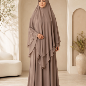 Premium Long Layered Khimar
